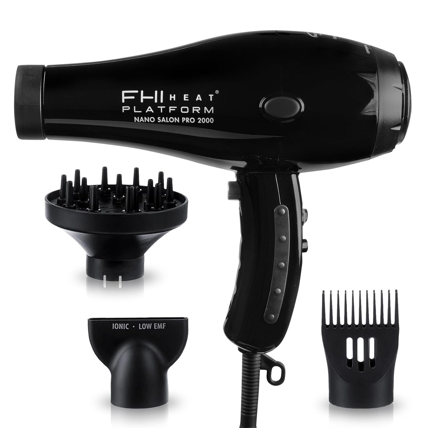 FHI Heat Platform Nano Power Salon Pro 2000 Tourmaline Ceramic Hair Dryer